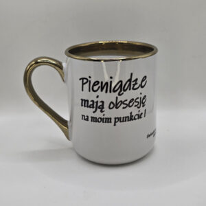 Elegancki kubek z afirmacjami po obydwu stronach – biały 330 ml